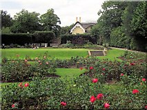 TQ1873 : The Rose Garden, Pembroke Lodge, Richmond Park by Chris Reynolds