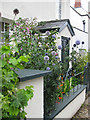 A small front garden in Usk