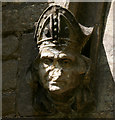 Carved Head of a Bishop, Broughton Church