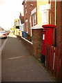 SZ0492 : Parkstone: postbox № BH12 155, Cheltenham Road by Chris Downer