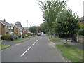 Looking northwards up Longfield Road