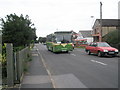 Bus passing Spar in Southleigh Road