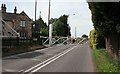 Crossing gates across the road