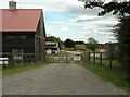 The entrance to Woolmer Cottage Stables