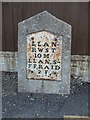 Milestone on A470 in Glan Conwy