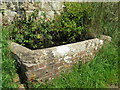 Disused brick built water trough at Philpots Farm