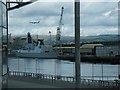 NS5267 : River Clyde from Braehead by Thomas Nugent