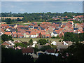 View of new housing estate in Hadleigh