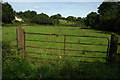 Gate into a meadow near Poolmill