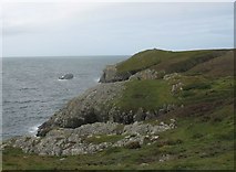 SH2279 : View south along the Dinas Promontory by Eric Jones