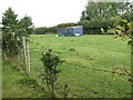 Shed in pasture