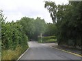 No entry on minor road linking the A487 with Ysbyty Gwynedd