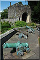 Cannons and gatehouse, Berkeley Castle