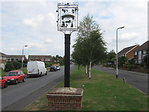 TQ9562 : Teynham Village Sign by David Anstiss