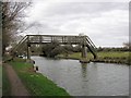 SP9014 : Aylesbury Arm:  Wooden Footbridge over Canal (Bridge No 4) by Chris Reynolds