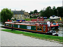 ST8260 : Canal boat on the way down the Kennet and Avon canal (4) by Brian Robert Marshall