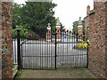 Gates at Baysgarth House