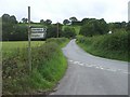 Road junction near Rhiw-yr-adar