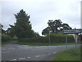 The A40 at the turn-off to Pen-y-banc