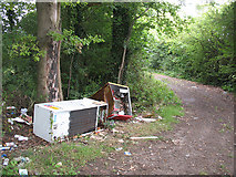 TL4208 : Fly tipping on Old House Lane by Stephen Craven