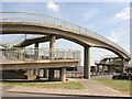 Footbridge over A316 at Hanworth