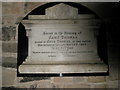 Memorial within  St John the Baptist, Ditton Priors (1)