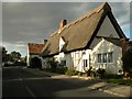 A thatched house on the High Street at Gt. Abington