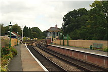 TQ3635 : Kingscote Railway Station by Peter Trimming