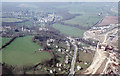 Buckfast and the Dart Bridge from the air