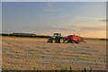 Harvesting Caythorpe Heath - near Sleaford