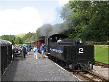 SO0612 : Brecon Mountain Railway, Pontsticill station by Gareth James