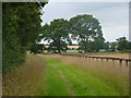 Footpath between Monkspark Wood and paddocks