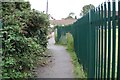 Footpath behind Masters Road, Whitnash