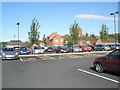 Looking from the central car park towards St Leonard