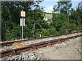 Footpath across the railway, Llanbadarn Fawr