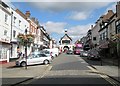 Unusual pink lorry in Bridgnorth High Street