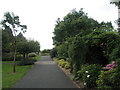 Path within Bridgnorth Castle