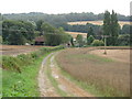 View west to New Barn near Woodruff