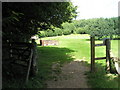 Looking towards a green within Severn Meadows Golf Club