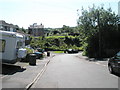 Looking from Maypole Close over to Bewdley Signal Box