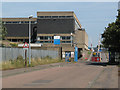 Entrance to Crossness sewage works