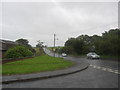 The A721 leaving Roadmeetings near Carluke in South Lanarkshire