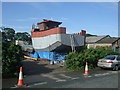 Boat repairs at Caernarfon