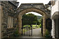 Entrance into St Grwst churchyard