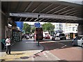 A201 New Kent Road approaching Elephant and Castle