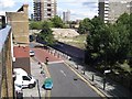 Elephant Road by Elephant and Castle railway station