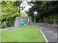 Entrance to Brynglas House, Newport