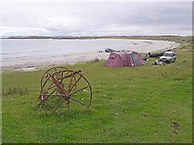 NM0548 : Wild camping at Vaul Bay by Oliver Dixon