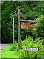 Sign for The Withies Inn, corner of Withies Lane