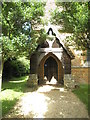 SP4535 : Looking towards the porch at St John the Evangelist, Milton by Basher Eyre